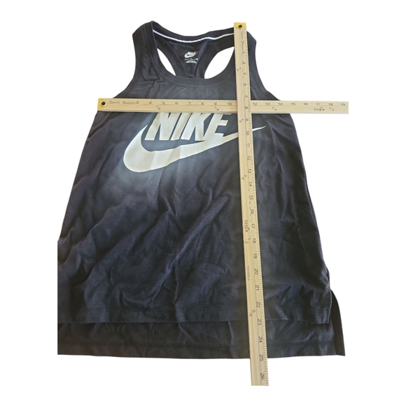 Nike Black Logo Racerback Tank Top Size Small - Picture 7 of 9